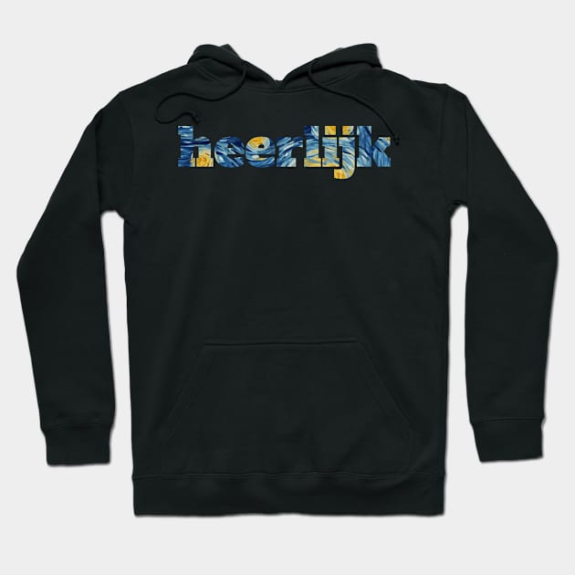 Heerlijk Funny Dutch Gift Van Gogh Style Hoodie by stressless